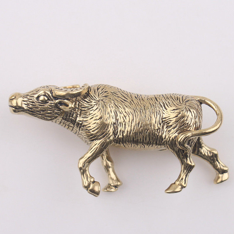 中国风铜饰纯黄铜钥匙扣生肖牛挂件摆件镇纸茶宠男女儿童创意礼品,节庆用品/礼品,钥匙扣,淘宝优惠券,粉丝福利购,淘宝优惠卷