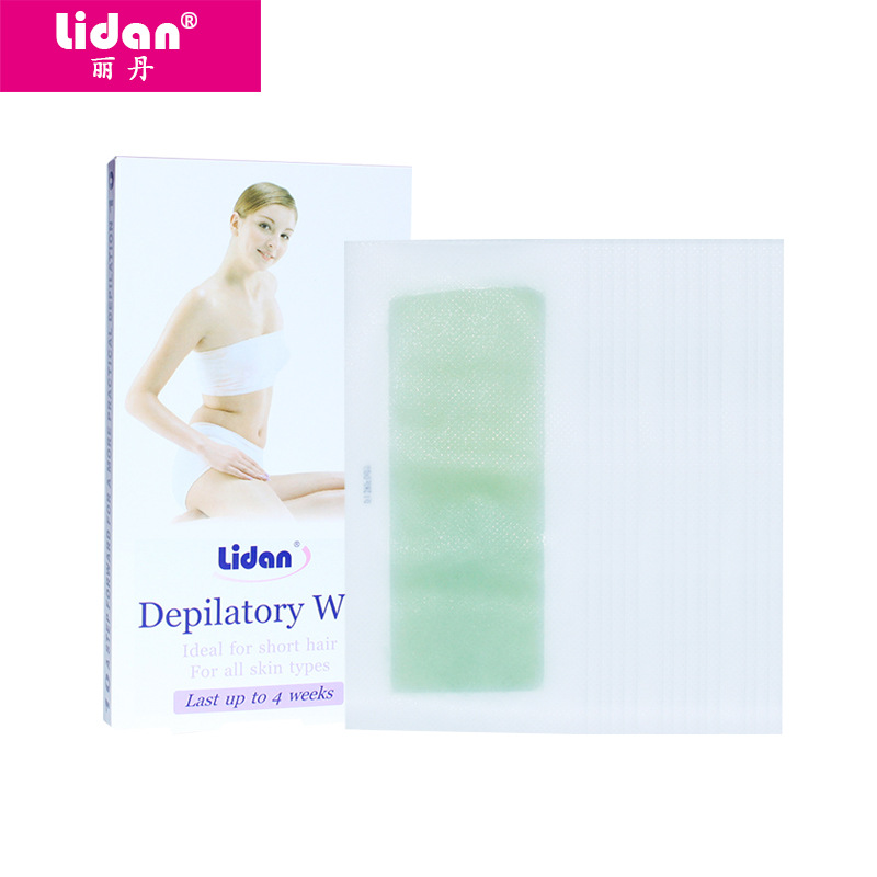 1Set 10 2 Side USE roll on hair remover wax strips Depilato