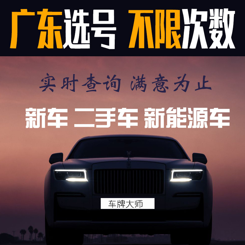 车牌选号广东深圳广州东莞惠州中其它服务