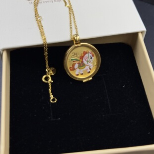 2026年熊猫金银纪念币吊坠框熊猫金币3克金币边框项坠边框18*1mm