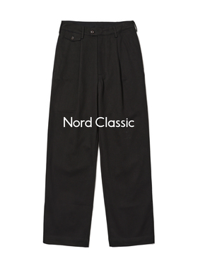 Nord Classic「斜纹CHINO」25秋冬复古休闲宽松纯色阔腿长裤男