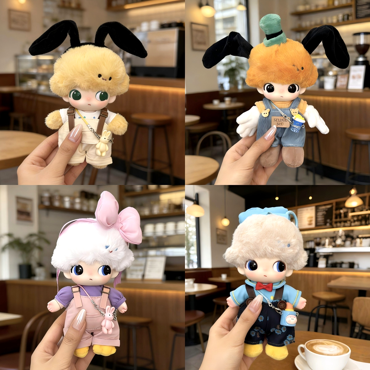 dimoo娃衣高飞衣服布鲁托黛丝20cm毛绒挂件奇奇蒂蒂冬装背带裤,模玩/动漫/周边/娃圈三坑/桌游,潮玩娃衣,淘宝优惠券,粉丝福利购,淘宝优惠卷