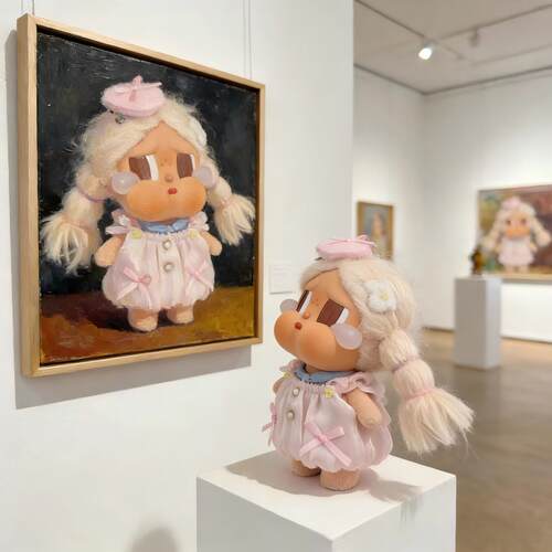 crybaby哭娃衣服沙滩小憩娃衣度假10cm15cm娃服装粉裙子配饰套装