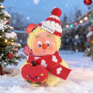 星星人娃衣坏脾气大风中凌乱衣服理发可爱圣诞节装饰圣诞帽围巾