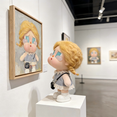 crybaby哭娃衣服咕噜咕噜娃衣度假系列搪胶春装可爱蓝挂脖裙套装