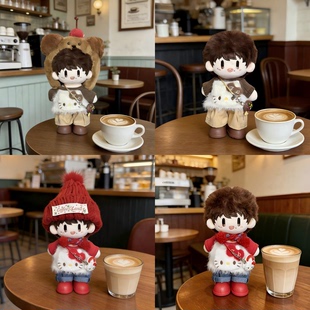 周可可娃衣冬装10cm棉花娃娃衣服正常体公仔可爱kitty毛衣套装