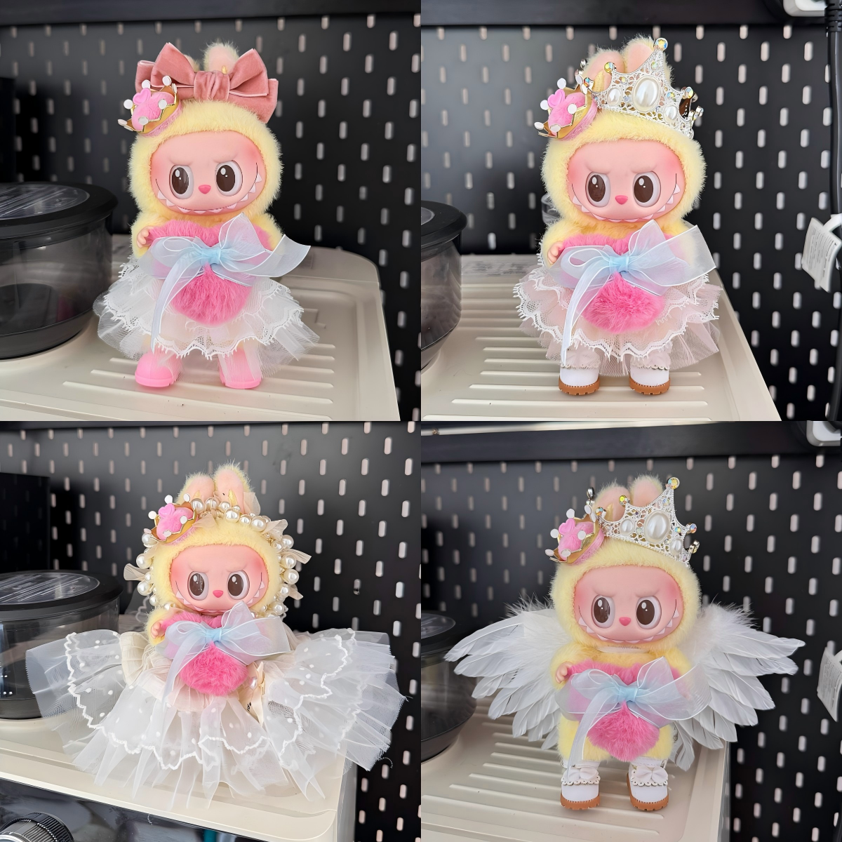 拉布布娃衣象棋大冒险搪胶Queen小皇后衣服裙可爱蝴蝶结翅膀套装,模玩/动漫/周边/娃圈三坑/桌游,潮玩娃衣,淘宝优惠券,粉丝福利购,淘宝优惠卷