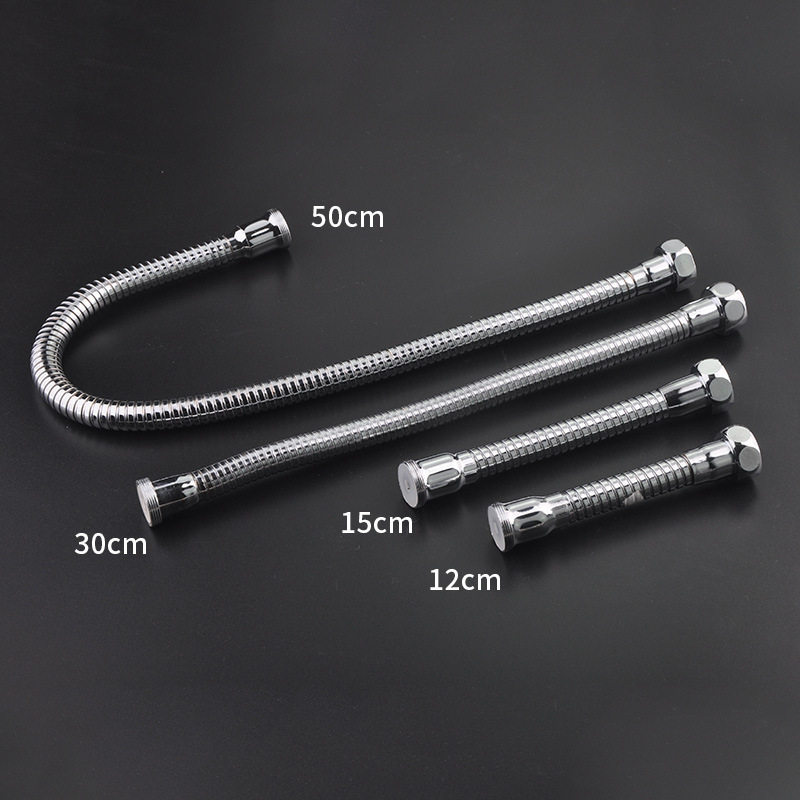 水龙头延长管不锈钢波纹管定型水管万向管厨房龙头延长管出水管