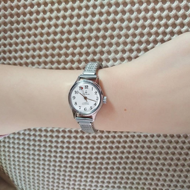 春雷阿拉伯数字手动机械女表