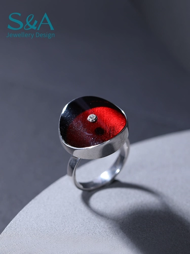 Натуральное модное кольцо из воскового агата, на указательный палец