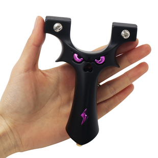 弹弓ABS树脂重炮恶魔弹弓高精准大威力扁皮筋成年人专用竞技弹弓