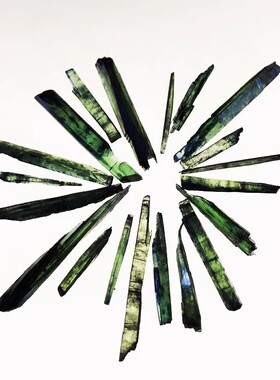 巴西蓝铁矿原石绿色天然水晶矿物晶体收藏儿童科普教学标本小摆件