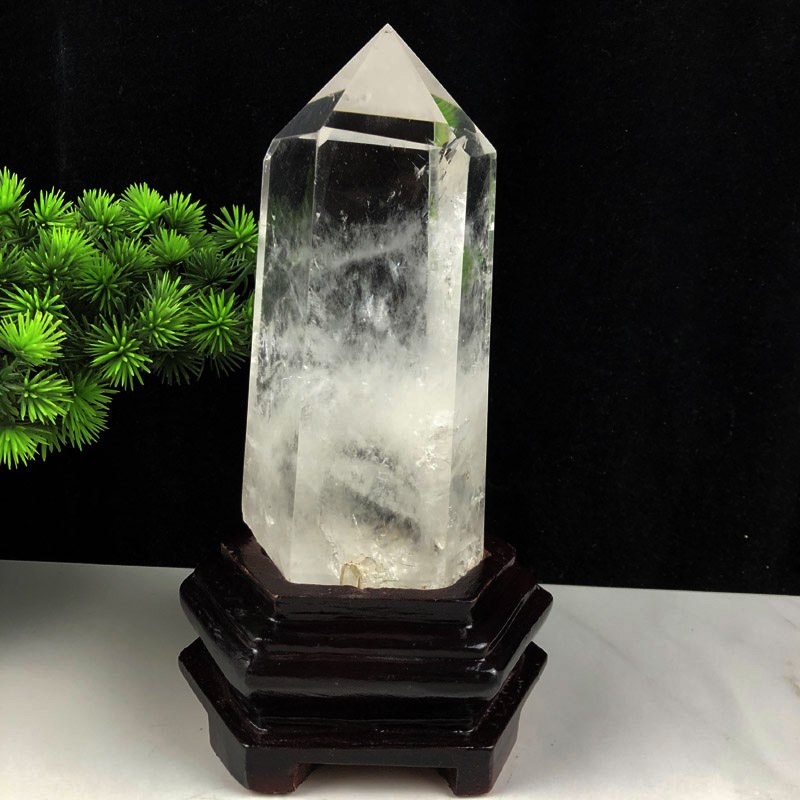 白水晶柱原石价格 白水晶柱原石图片 星期三