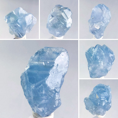 天然水晶大颗天青石原石蓝色宝石奇石儿童地质科学课标本宠石摆件