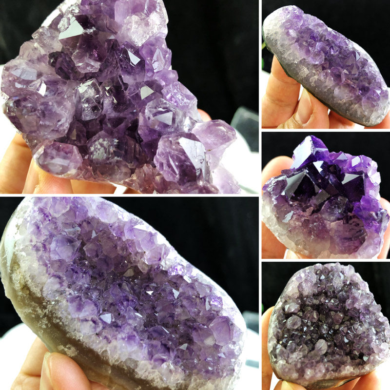 天然紫水晶簇原石玛瑙矿物晶体标本奇石收藏花盆鱼缸造景装饰摆件,饰品/流行首饰/时尚饰品新,摆件,淘宝优惠券,粉丝福利购,淘宝优惠卷