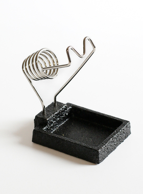 那儿nar蒂凡尼玻璃焊接电烙铁支架金属锻造简易烙铁架Y型烙铁插架