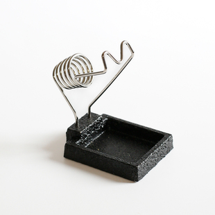 那儿nar蒂凡尼玻璃焊接电烙铁支架金属锻造简易烙铁架Y型烙铁插架