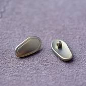 理想镜侣纯钛合金鼻托淡金色Z钛眼镜框用鼻托超轻