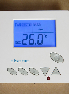 原装正品亿林温控器AC806C1中央空调液晶面板三速开关Elsonic
