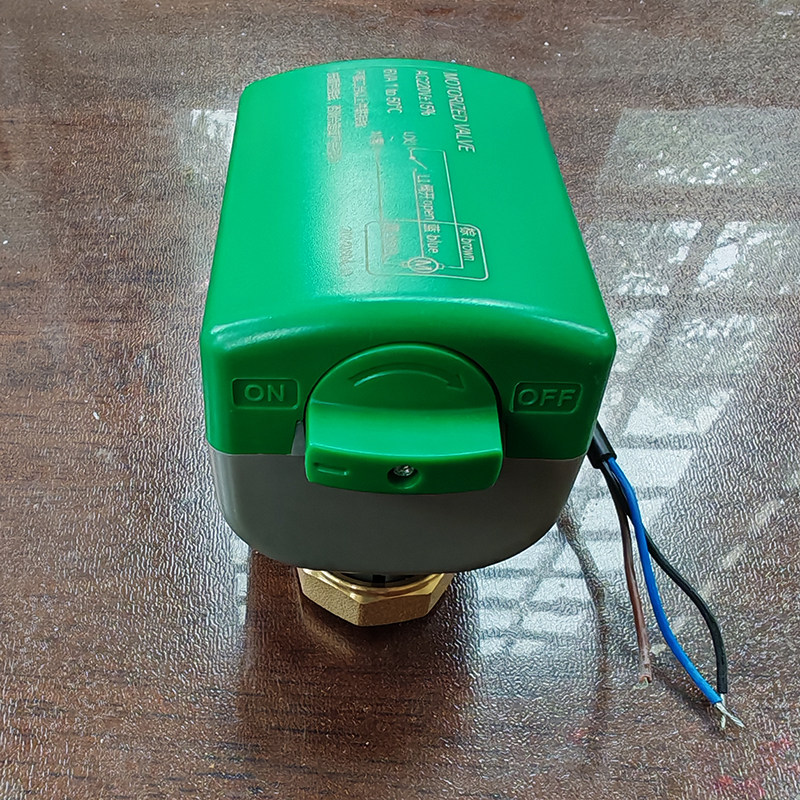 中央空调电动阀v8018三线一控二通阀截止阀风机盘管电动阀执行器