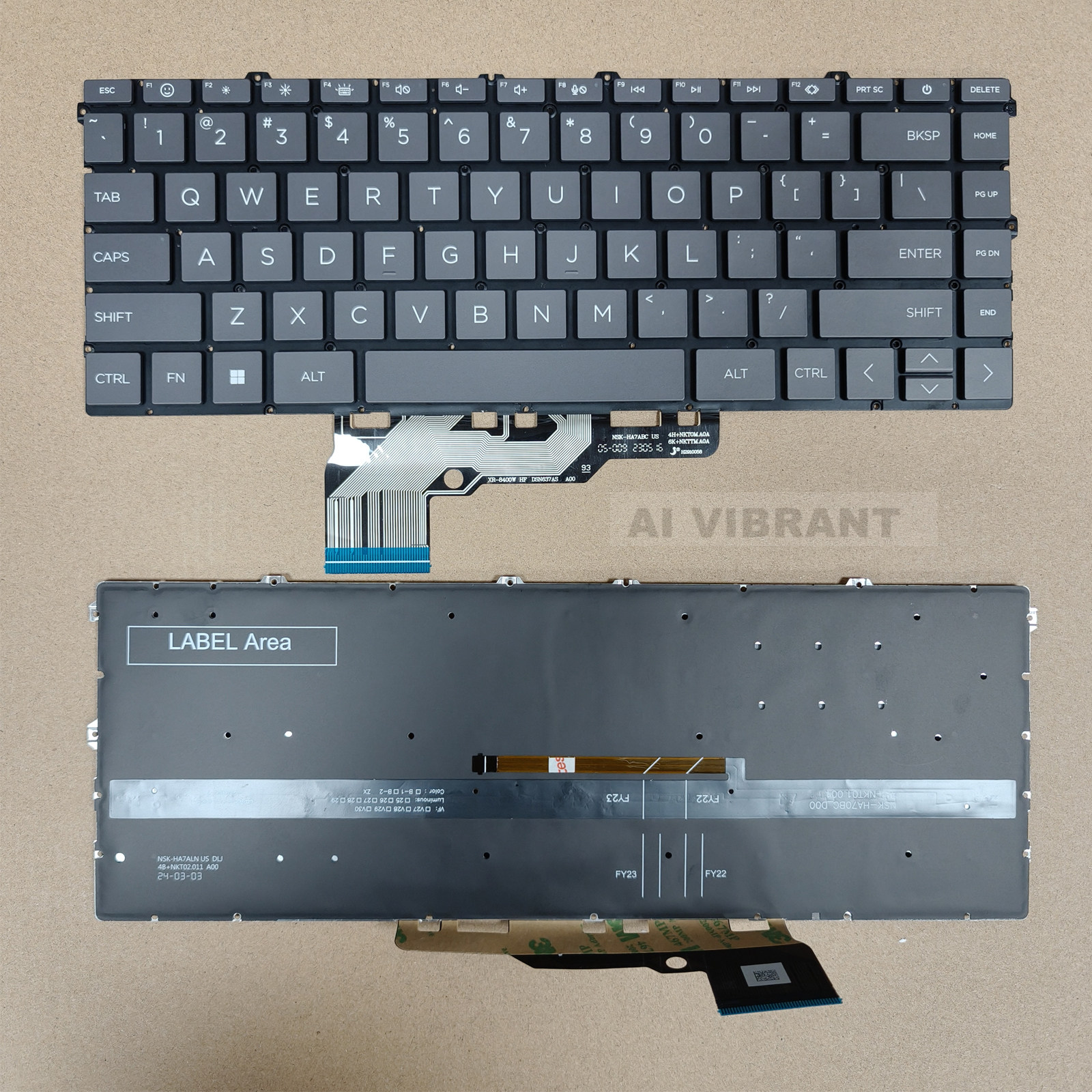 适用于惠普ENVY X360 15-FH FE TPN-C165 C166笔记本键盘