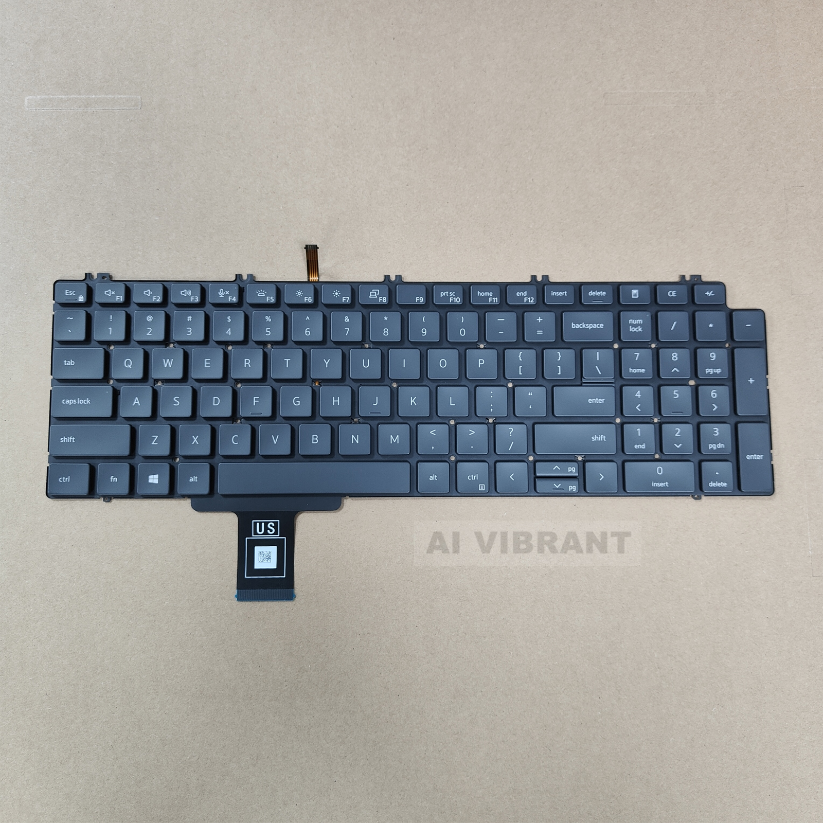 适用于戴尔 Precision 7550 7750 7560 7760键盘0713DM 08XY7G