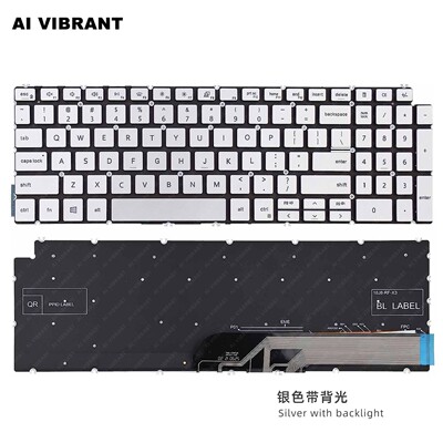 适用于原装 P84F P84F001 P85F P85F001键盘 银色背光