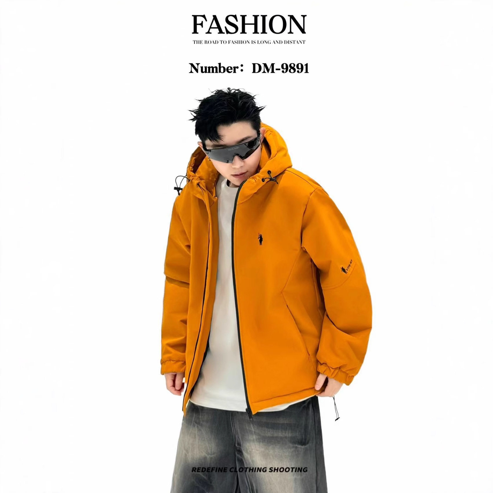 秋冬石墨烯户外冲锋衣定制男女款加厚加绒防水团体服情侣款羽绒服