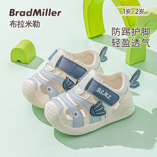 软底稳步鞋 机能鞋 1一2 3岁小童鞋 男宝宝凉鞋 子女宝学步鞋 2025新款