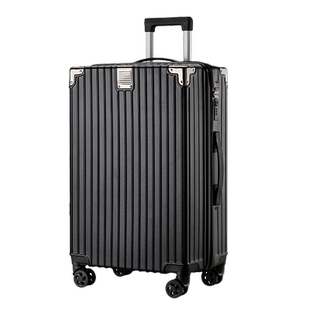 行李箱拉链款双层防爆结实耐用24寸拉杆箱女新款旅行箱密码箱子男