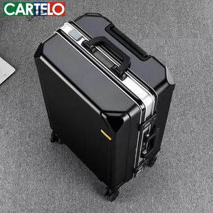 行李箱女大容量拉杆箱万向轮男女学生新款网红铝框加厚耐用密码箱