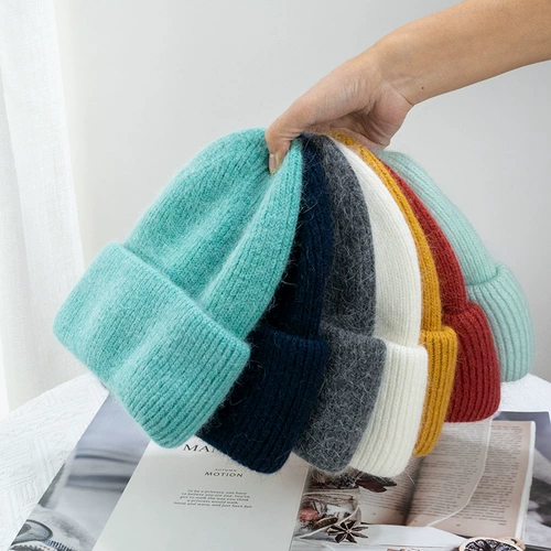 Tide, японская удерживающая тепло шерстяная демисезонная вязаная шапка, увеличенная толщина