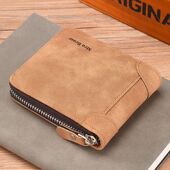 钱包男短款 拉链零钱包学生韩版 潮流小钱夹青少年皮夹子多功能卡包