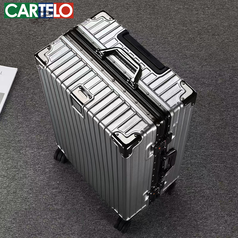 行李箱男女学生拉杆旅行箱日系20寸小型登机密码皮箱子铝框款28寸