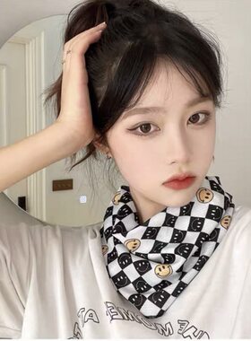 防紫外线面罩冰丝防晒男女