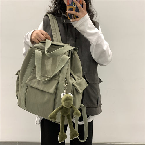 大容量背包女复古学生书包双肩包