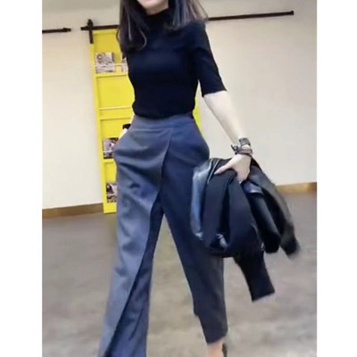 今年流行特惠9827大爱美依缘2025秋季新款韩版时尚修身打底衫高腰