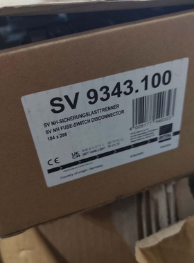 威图SV9343.100熔断器负荷开关，未拆封，德国原装 ~议价