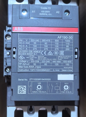ABB接触器 AF190-30-11-13 ~议价