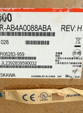 安川变频器，CIMR-AB4A0088ABA，原装正品， ~议价