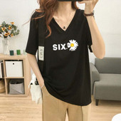 200斤胖mm宽松显瘦短袖 女装 T恤250百搭上衣潮 300斤加肥加大码 夏季