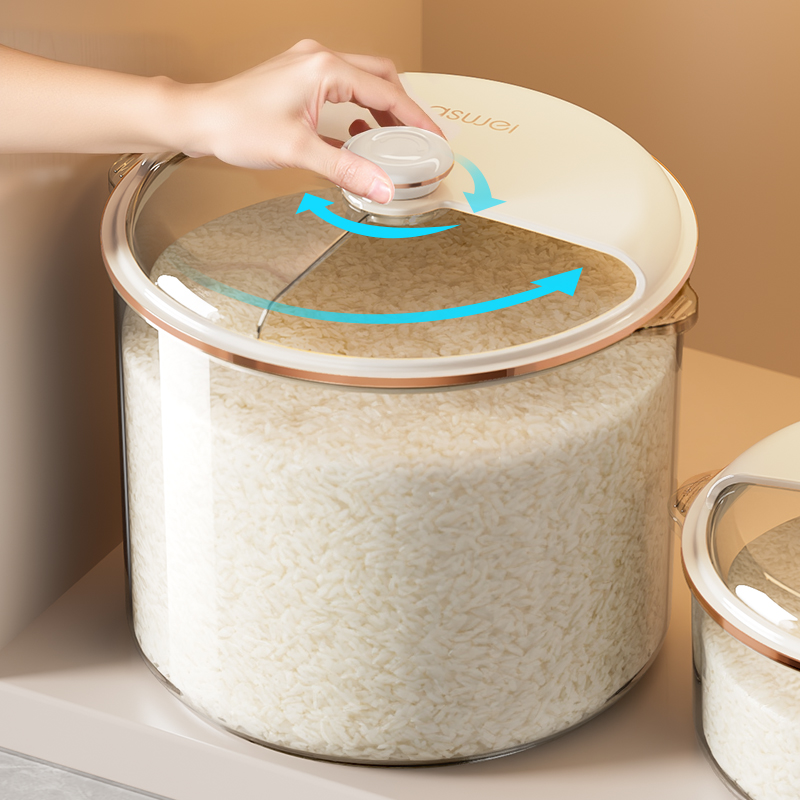 装米桶家用大容量防虫防潮储粮桶加厚米箱大号面粉密封大米储存桶