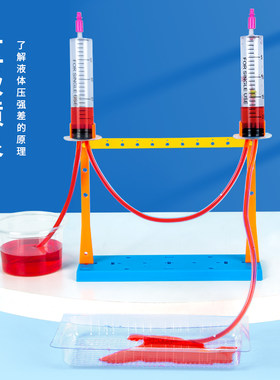 科趣物理diy虹吸喷泉科学实验