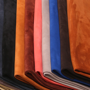 意大利进口翻毛皮牛反绒皮料真皮反毛皮鞋靴箱包内里皮革面料牛皮