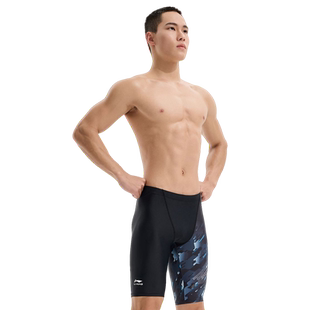 李宁泳裤男款五分专业速干男士2026新爆款防尴尬男生大码游泳装备