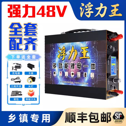 新199V锂电一体机大功率整套逆变一体便携新能源电瓶户外全套一体