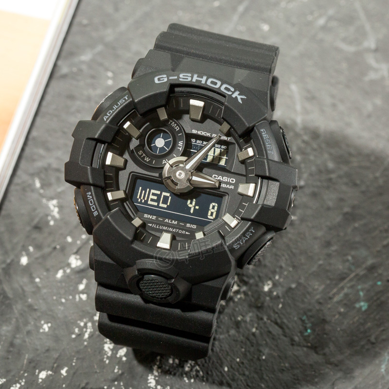 CASIO/卡西欧 G-SHOCK系列防水防震运动电子男表GA-700-1 手表 日韩腕表 原图主图