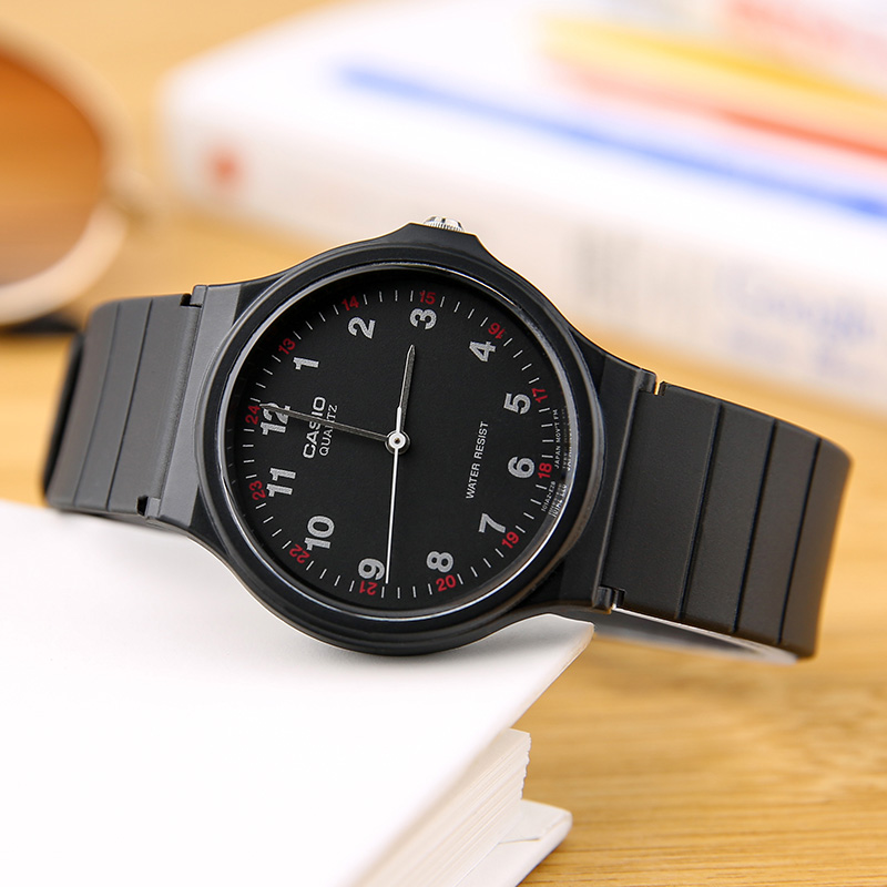 卡西欧简约指针mq-76-2a学生手表