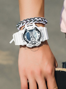 卡西欧Casio G-SHOCK男白虎未来战士运动防水户外手表GA-400-7A