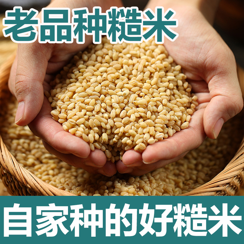 【小孟老品种】糙米2025年新米糙米五谷杂粮纯发芽糙米饭团新米